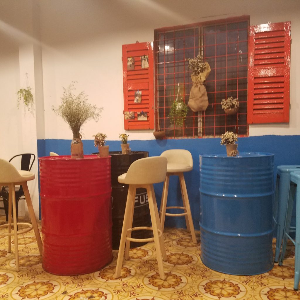 vintage coffee shop in ho chi minh city