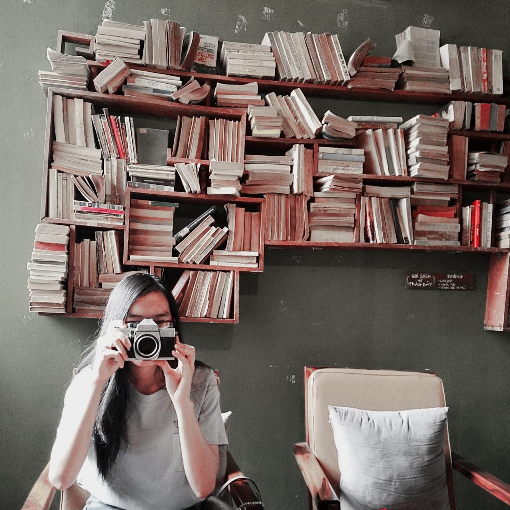 vintage coffee shop in ho chi minh city
